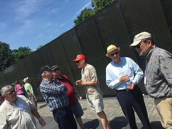 TBS465 Reminiscing at Vietnam Memorial