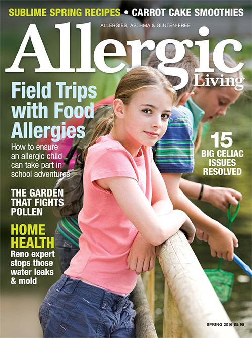 Allergic Living Spring 2016 cover