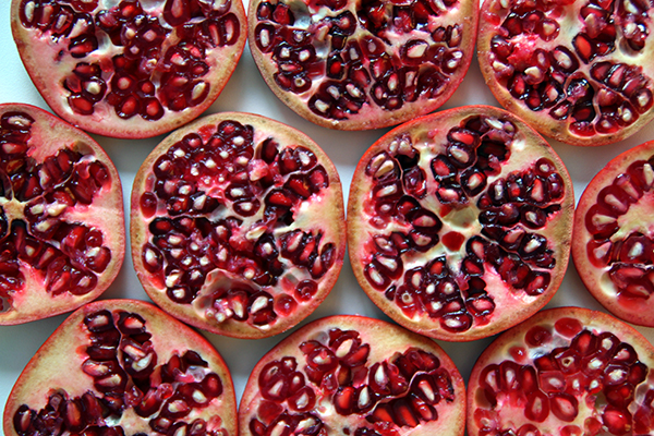 pomegranates thrive! fruits and veggies month