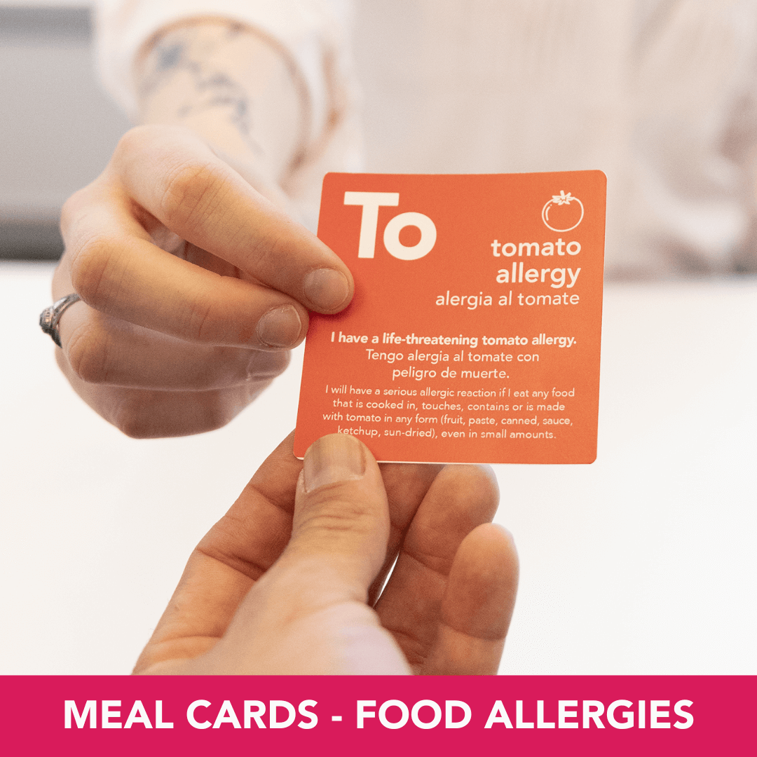 Meal Cards - Food Allergens